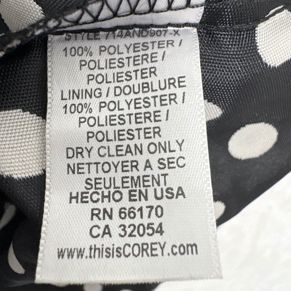 Corey Lynn Calter Silk Blend Floral Polka Dot Strapless Dress Size 2 Whimsigoth - Picture 12 of 15